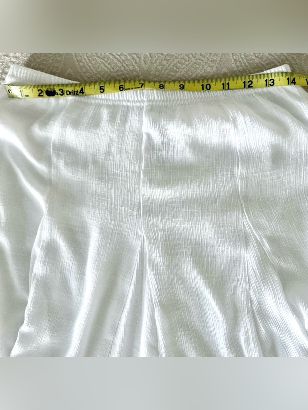 Ladies Zac And Rachel White Midi Aline Skirt Medium - Picture 6 of 9